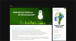 Desktop Screenshot of elektrotechnik-pfefferkorn.at